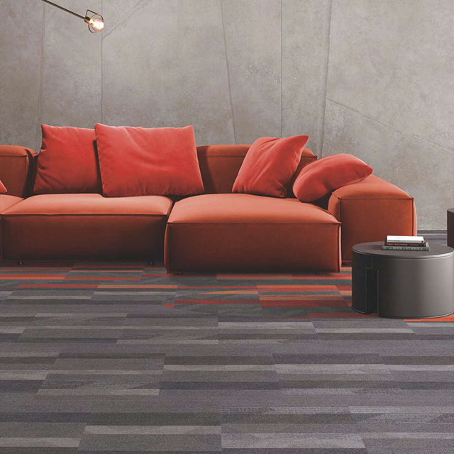 Modern And Beauty Design of Commercial Carpet Tiles with High-Quality And Super Characteristics Easy Installation