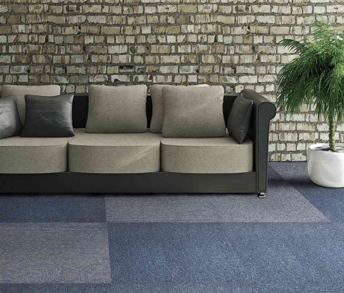 Selfadhesive Carpet Tiles 100x100 Tufted Loop Pile Carpet Tiles