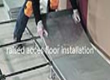 How to install carpet on commercial raised access floor