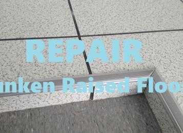 How To Repair Sunken or Sloped Raised Access Floor?