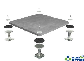 How To Make GRC (Glassfibre Reinforced Concrete) Floor Panels | Huiya Office Raised Floor System