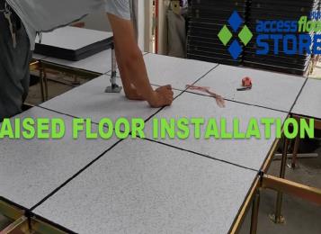 How To Install Raised Floor System: Build Up Support Structure, Lay Access Floor Panels & Install Steps