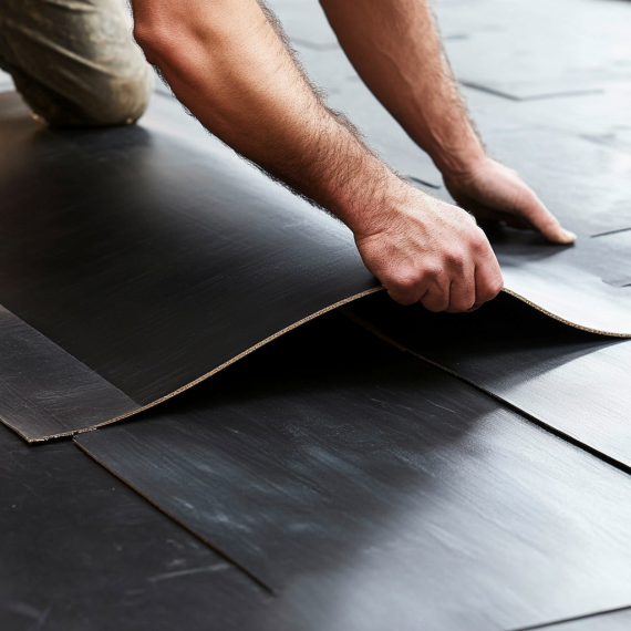 Best Underlayments for Vinyl Flooring - Rubber Underlayment.png