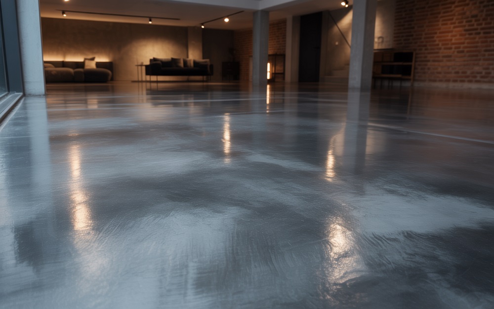 Top 10 Best Basement Flooring Ideas - Polished Concrete.jpg