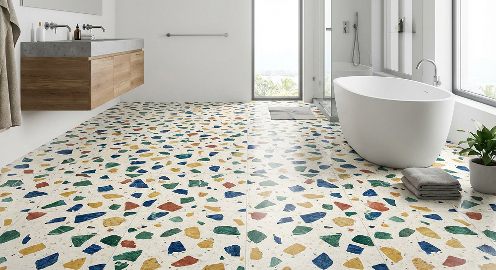 Bathroom Flooring Trends 2026 - 7. Terrazzo’s Stylish Comeback.png